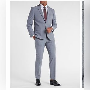 Full Express Modern Tech Suit Slim (Gray) - Jacket & Pants